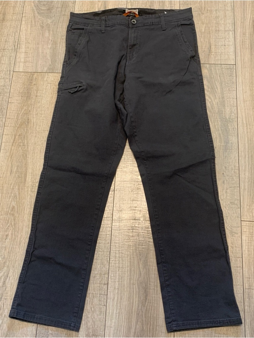 Original Weatherproof Men's Gray Relaxed Fit Casual Pants